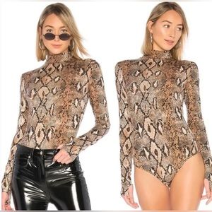I.AM.GIA. Kenzie Bodysuit in Snakeskin